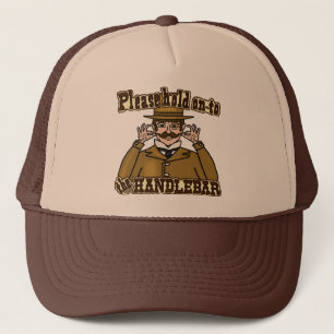 Handlebar Mustache Gentleman Trucker Hat