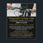 Handlebars, Cycling Club Advertising Flyer<br><div class="desc">Handlebars,  Cycling Club Advertising Flyers By The Business Card Store.</div>