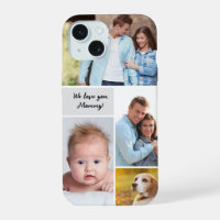Handlettering We love you Mummy Photo collage