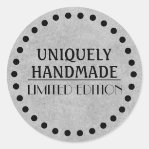 Handmade Artisan Classic Round Sticker