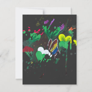 Handmade artwork - Butterfly Bolssom Announcement