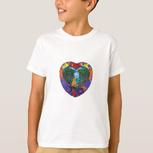 Handmade Artwork – Dog by the Waterfall T-Shirt