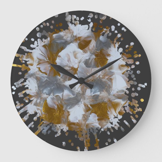  handmade artwork  large clock (Front)