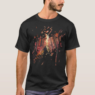Handmade artwork- Orange forest T-Shirt