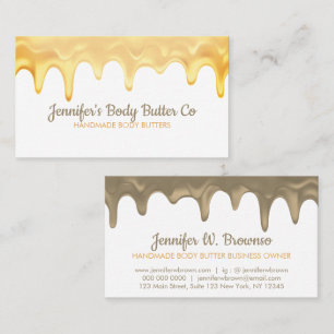 Handmade Body Butter Business Drip Card