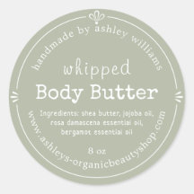 Handmade Body Butter Organic Business Green