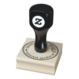 Handmade Business Professional Round Design Rubber Stamp