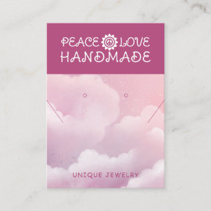 Handmade Business QR Code Jewellery Display Cards