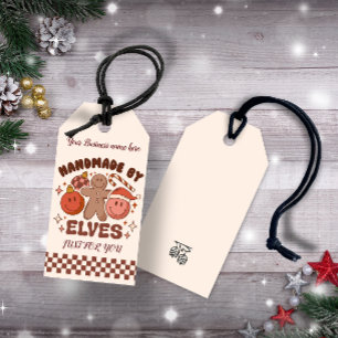 Handmade by ELVES business customised Gift Tags