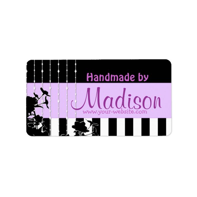 Handmade by - labels (Front)