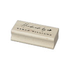 Handmade by name cute hearts handwritten script