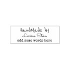 Handmade By (Your Name) + Text
