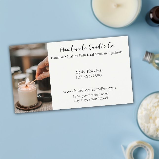 Handmade Candle Company Business Card (Creator Uploaded)
