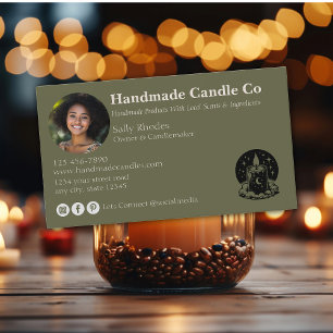 Handmade Candle Company Business Card