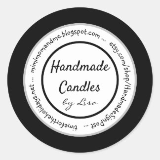 Handmade Candles Labels