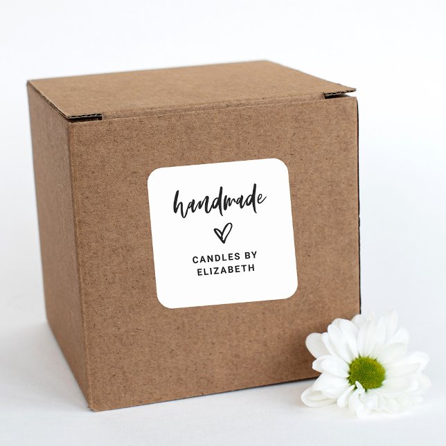 Handmade | Casual Script Packaging Product Label (Creator Uploaded)