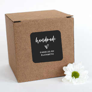 Handmade Casual Script Packaging Product Label