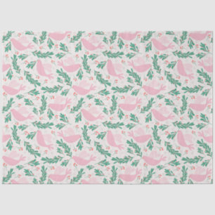 Handmade Christmas Dove of Peace Olive Branch Tissue Paper