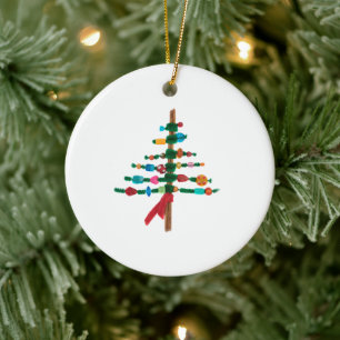Handmade Christmas Trees – Modern Merry Xmas Ceramic Tree Decoration