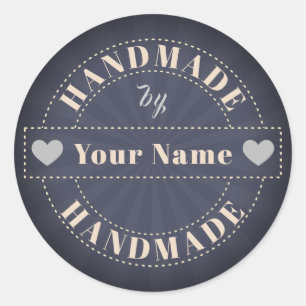 Handmade Classic Round Sticker