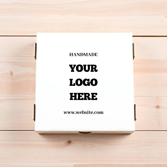 Handmade Custom Website Business Logo Rubber Stamp (Creator Uploaded)