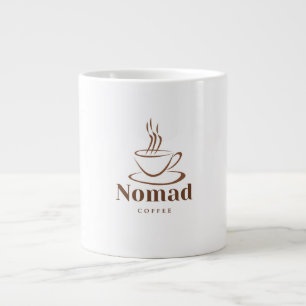 Handmade Design White Mug   Aesthetic Coffee Cup