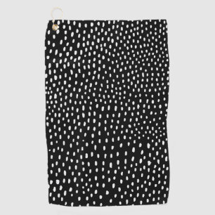 handmade dots pattern kids drawing background abst golf towel