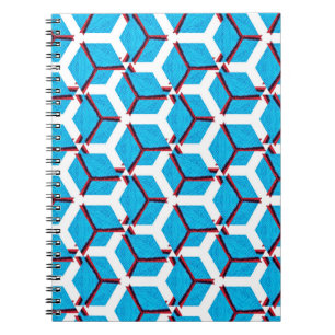 Handmade ethnic pattern, textile texture. notebook