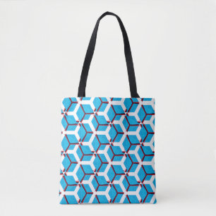 Handmade ethnic pattern, textile texture. tote bag