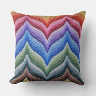 Handmade Florentine Flair: Bargello Needlepoint Th Cushion