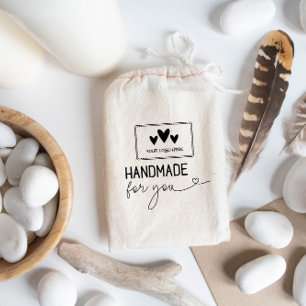 Handmade For You Big Logo Rubber Stamp