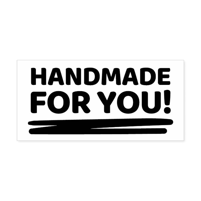 Handmade For You Self Inking Stamp for Crafters (Design)