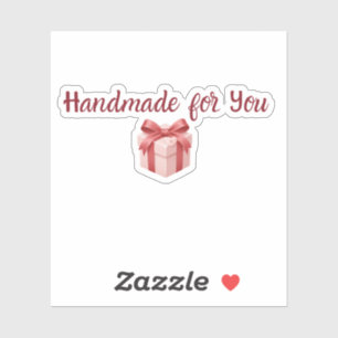 Handmade for You Sticker Cute Gift Packaging Lab