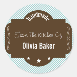 Handmade From The Kitchen Of Classic Round Sticker