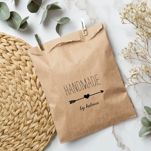 Handmade Heart   Kraft Product Packaging Bags