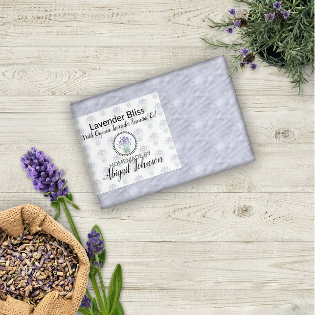 Handmade | Homemade Lavender Soap | Scrub Label (Creator Uploaded)