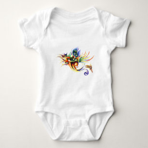 Handmade Ink Drawing of Lord Krishna Baby Bodysuit