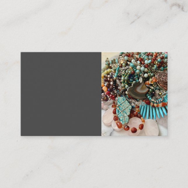 Handmade Jewellery Business Card (Front)