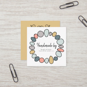 Handmade Jewelry Handmade Modern Business Card 