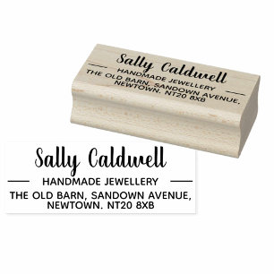 Handmade Jewelry or Crafting Stamp