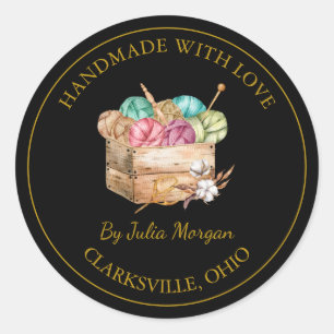 Handmade knit Label