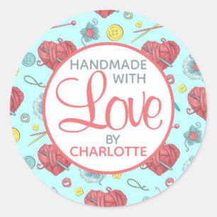Handmade Knit, Sew, Craft Sticker