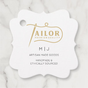 Handmade Logo Black and white Product Hang Tag