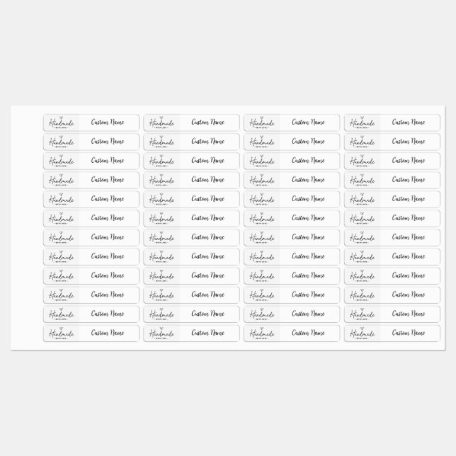 Handmade Love Home made Custom Crafts Cooking (Sheet)