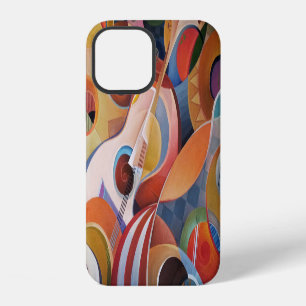 Handmade Music Abstract Painting iPhone 12 Case