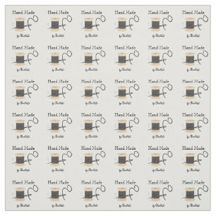 Handmade Personalised Cut And Sew Labels Fabric