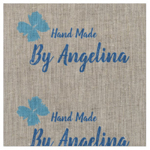Handmade personalised sewing labels fabric