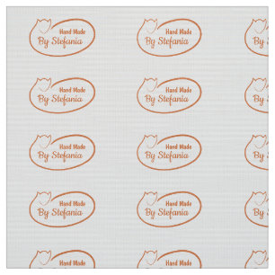 Handmade personalised sewing labels fabric