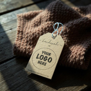 Handmade Price Hang Tag Your Logo Kraft Price Tag