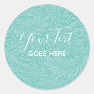 Handmade Product Floral Pattern Classic Round Sticker